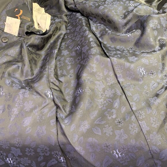 BILLIONAIRE ITALIAN COUTURE Size 38 Black Cotton Silk Shawl Collar Sport Coat - Picture 7 of 9